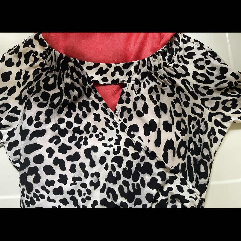 Cache - Animal Print Top - Picture 4 of 4